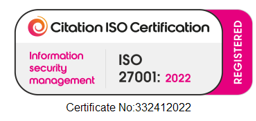 Citation ISO Cert 2022